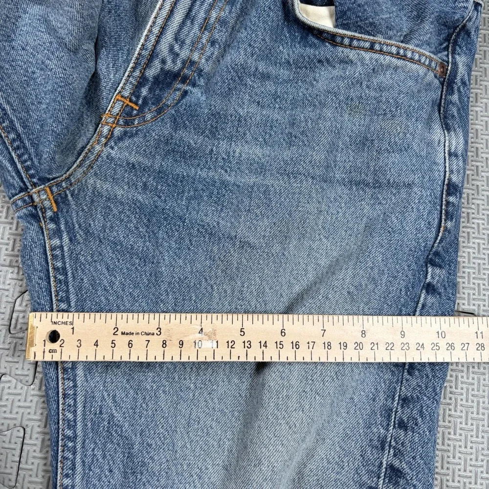 Nudie Gritty Jackson Jeans Mens Sz 31x28 Fit 33x28 Blue Slim Straight Denim